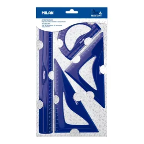 Linealset MILAN „FLEX“ flexibel, blau